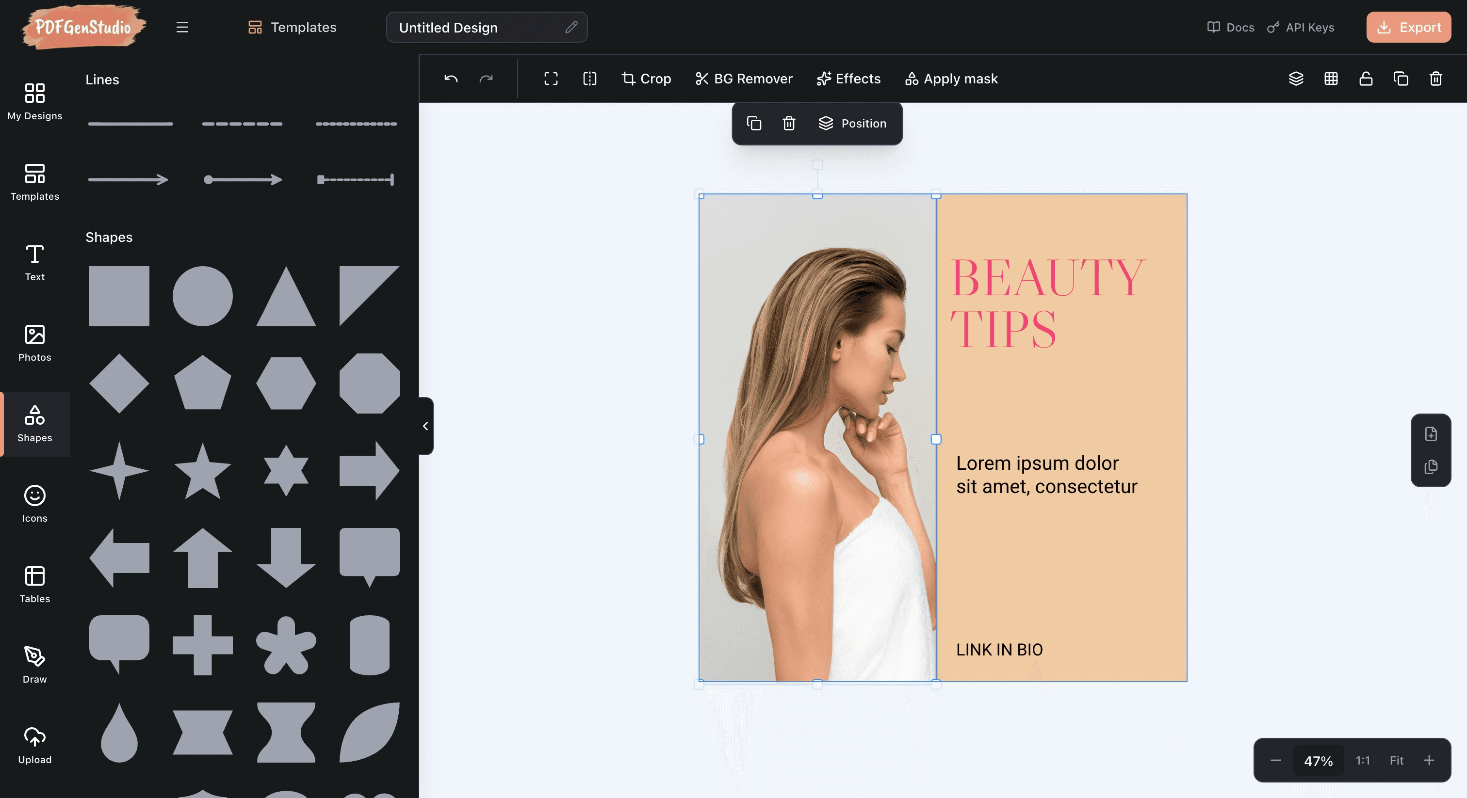 PDFGenStudio - Free PDF Template Editor & Document Generation API